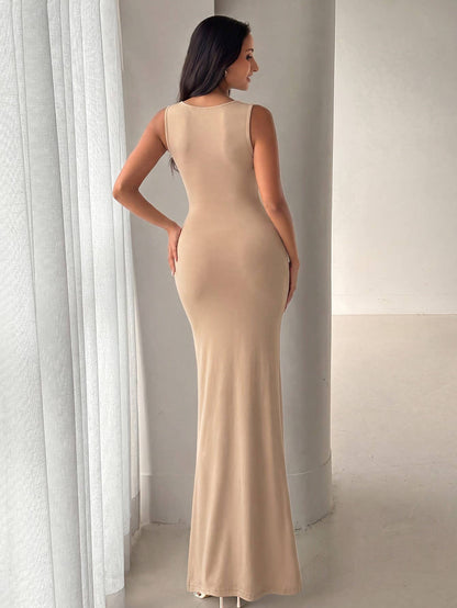 Cowl Neck Maxi Dress