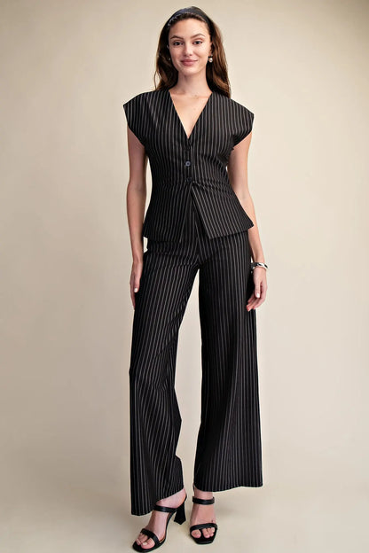 Pinstripe Vest